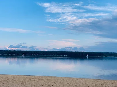 Plaża nad Jeziorem Porajskim